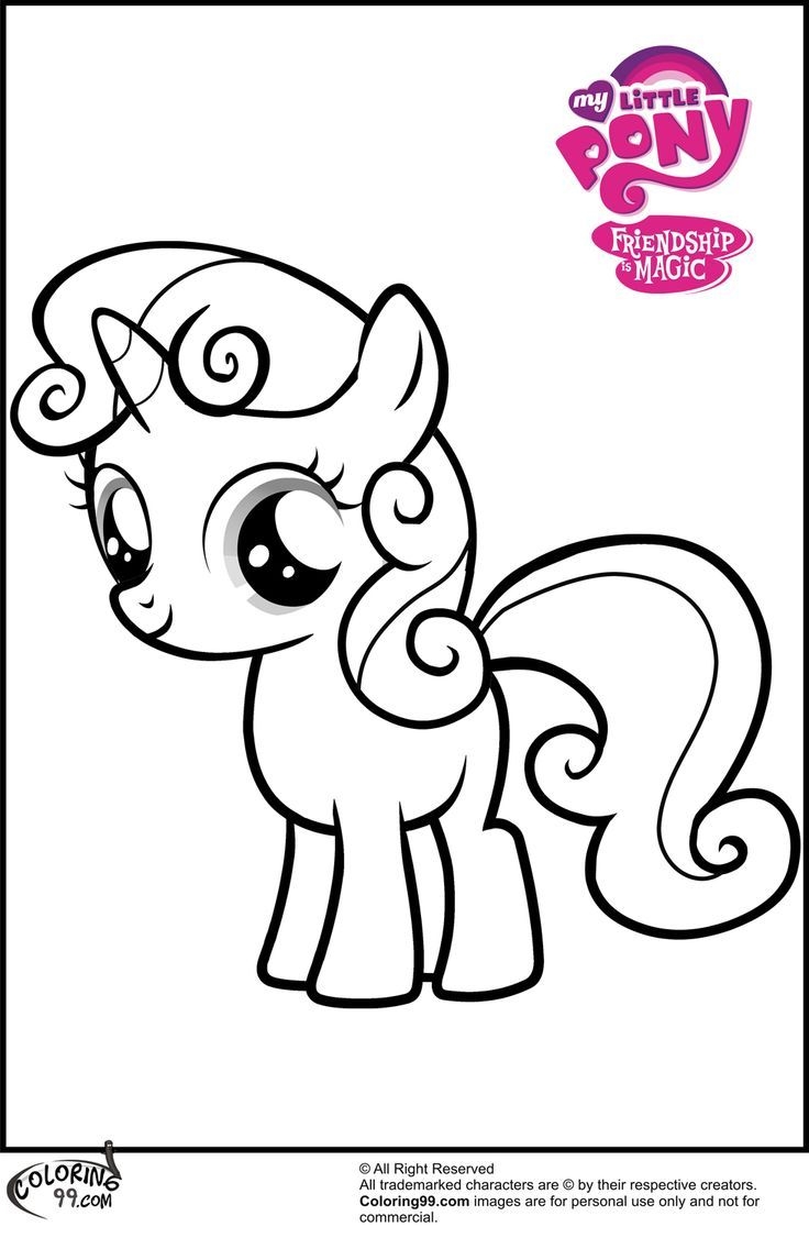 little pony coloring pages