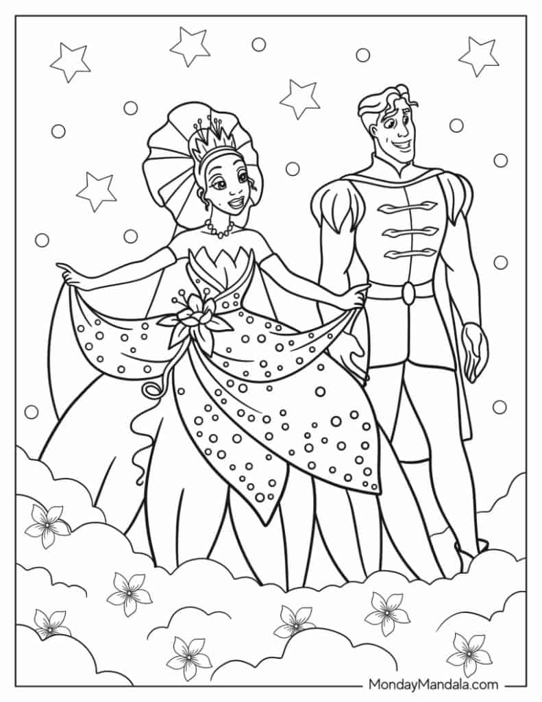 Moana Coloring Book Princess Tiana Coloring Activity Book 64 Page Fairy Tale Dreams For Kids Children s Activity Book