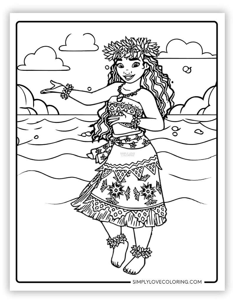 moana 2 coloring pages