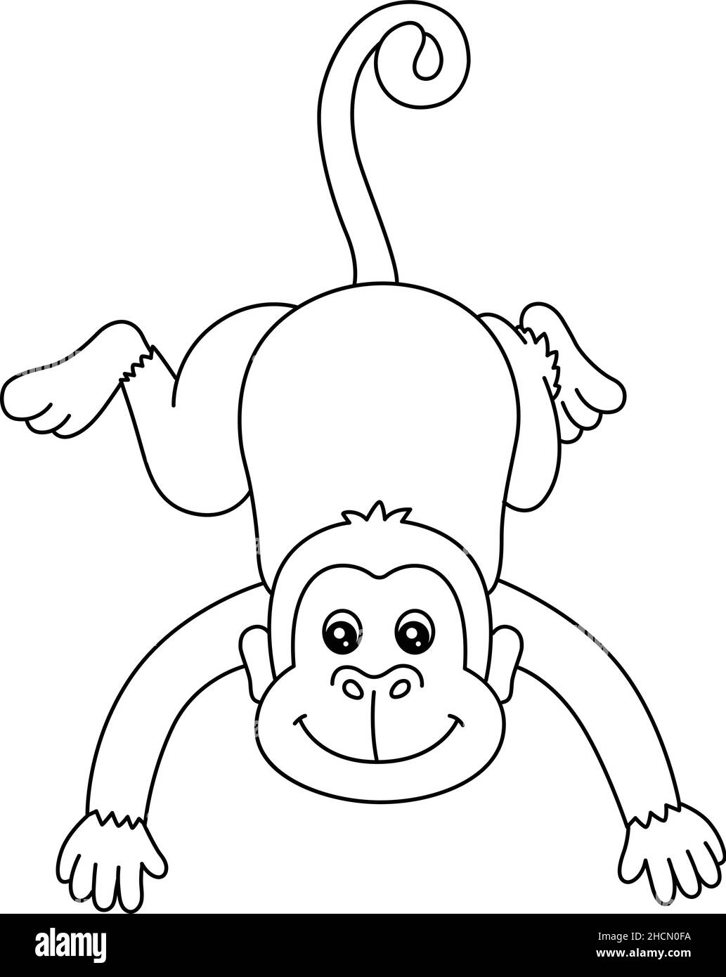 monkey coloring pages