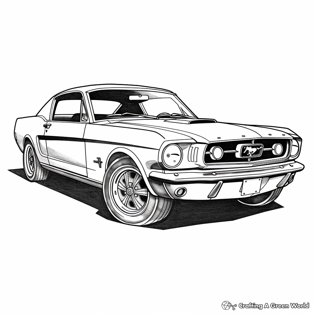 Muscle Car Coloring Pages Free Printable 