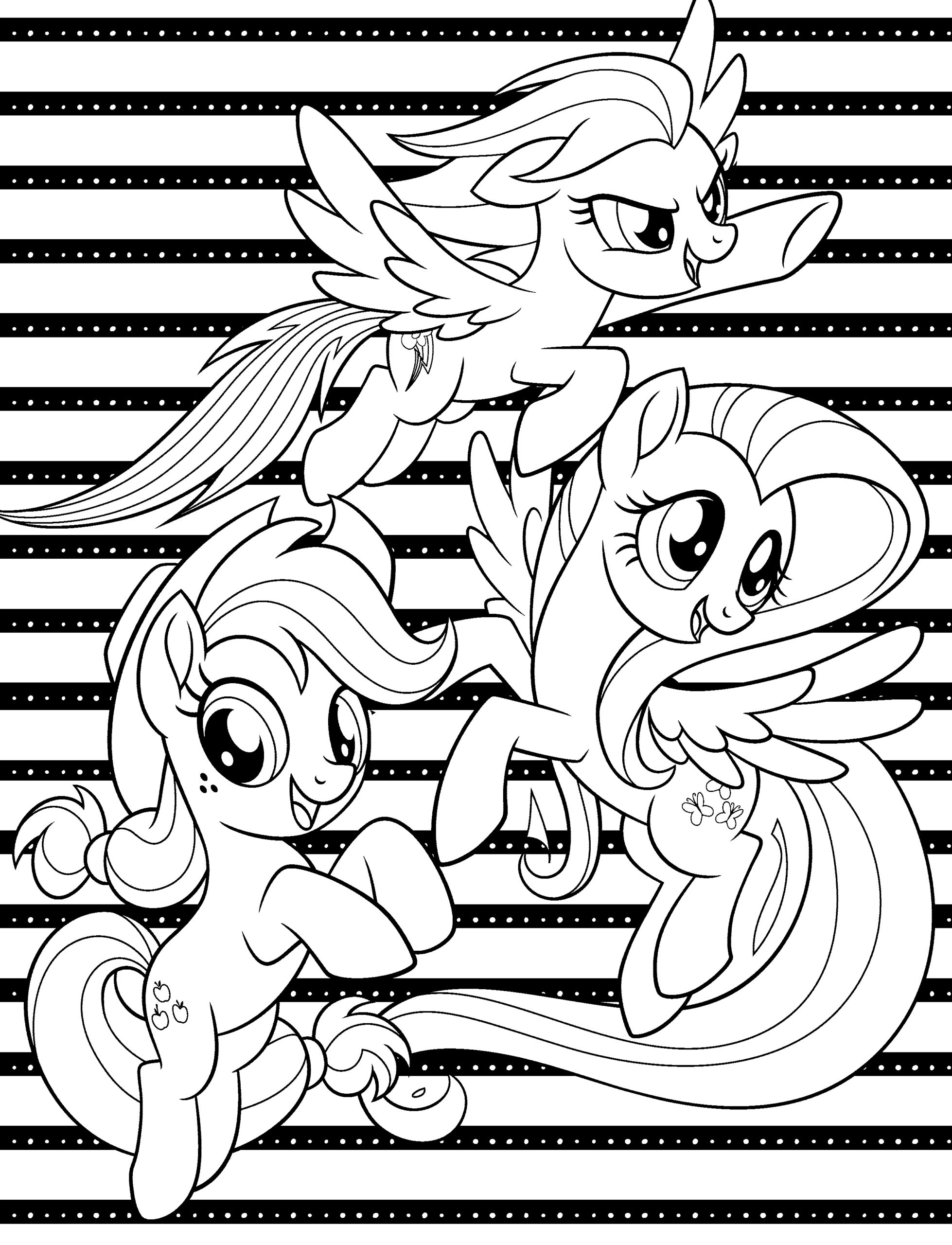 little ponies coloring pages