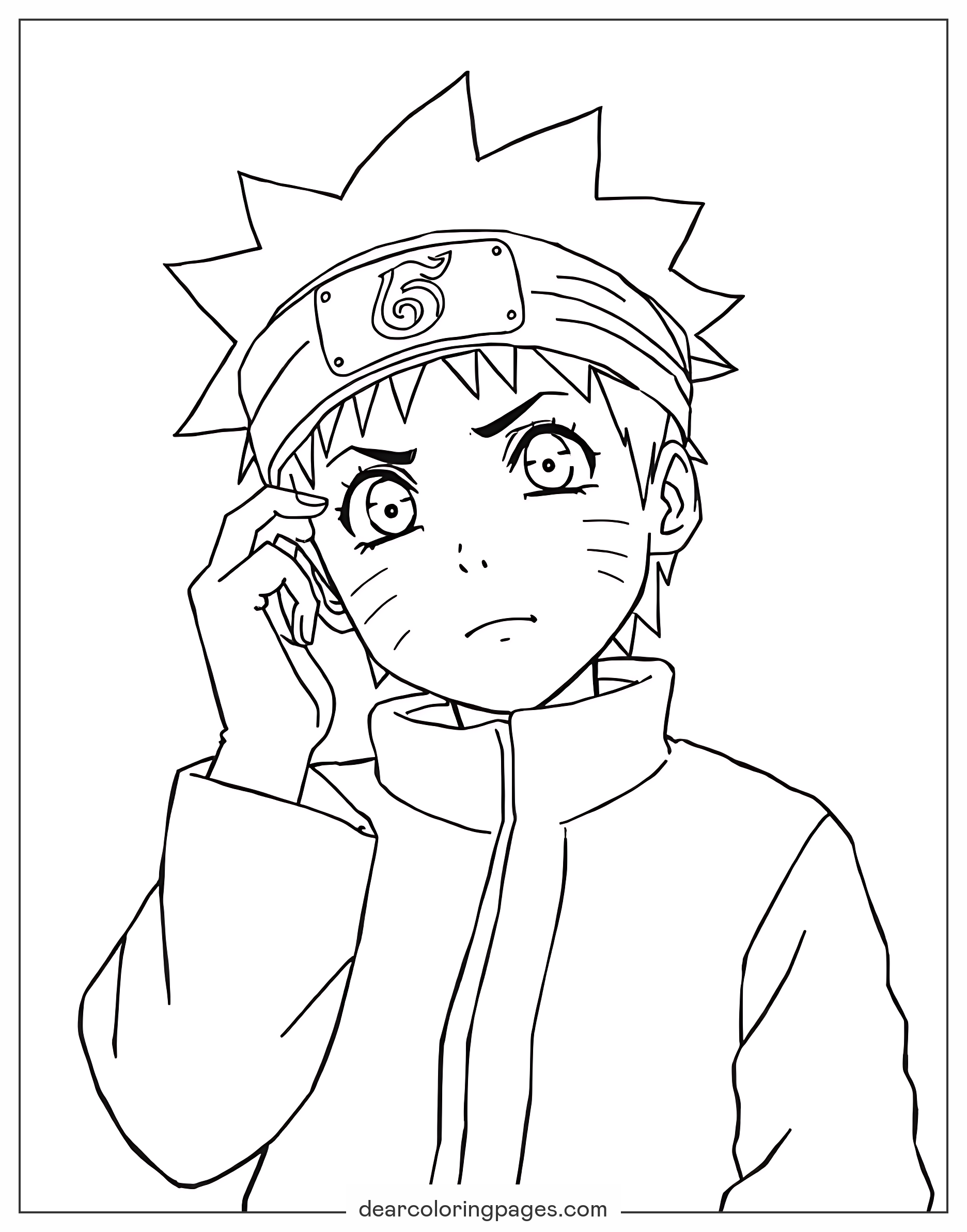 Naruto Coloring Pages 4 Free Printable Coloring Pages