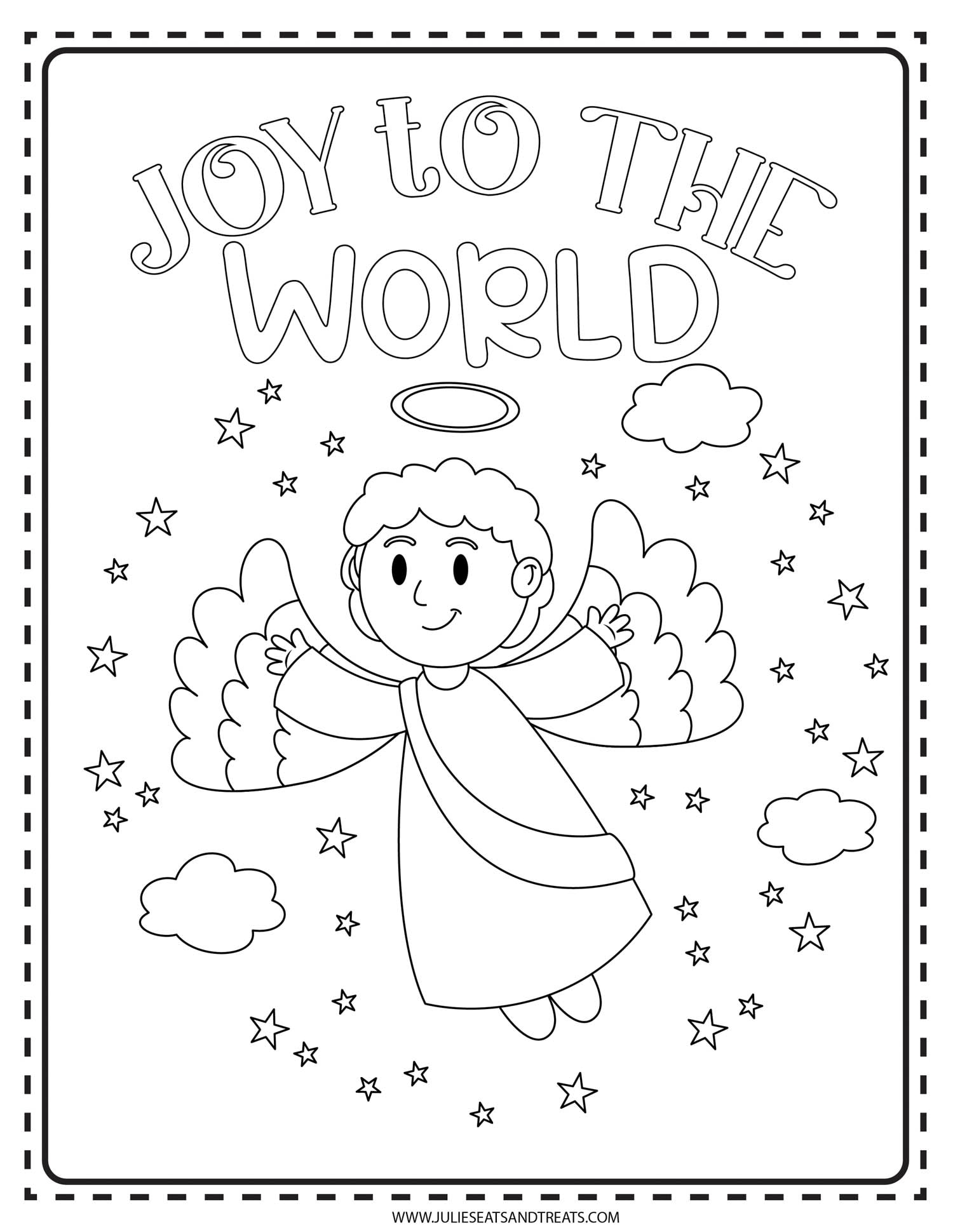 Nativity Coloring Pages Free Printable Kids Activity Zone