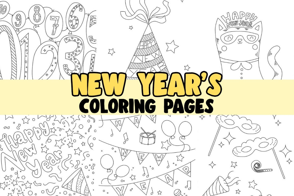 New Years Coloring Pages Free Printables The Best Ideas For Kids