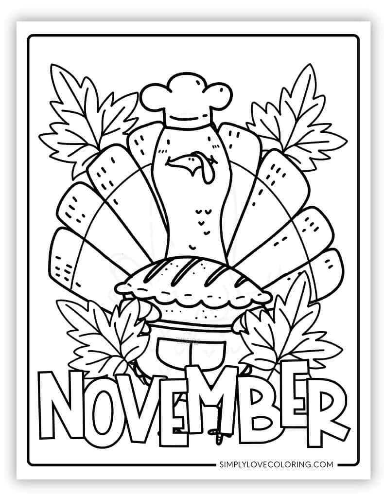November Coloring Pages Free PDF Printables Simply Love Coloring