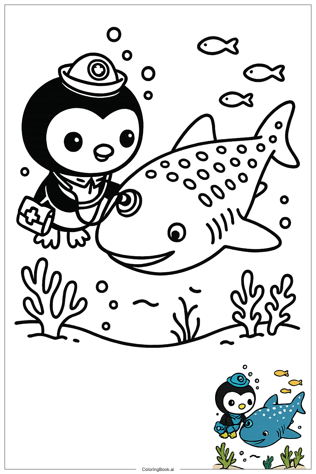 Octonauts Activity Octonauts Coloring Gup X Present Peso Checking Heartbeat Of A Whale Shark Coloring Page Octonauts Activity Octonauts Coloring Gup X Present Peso Checking Heartbeat Of A Whale Shark Coloring Page