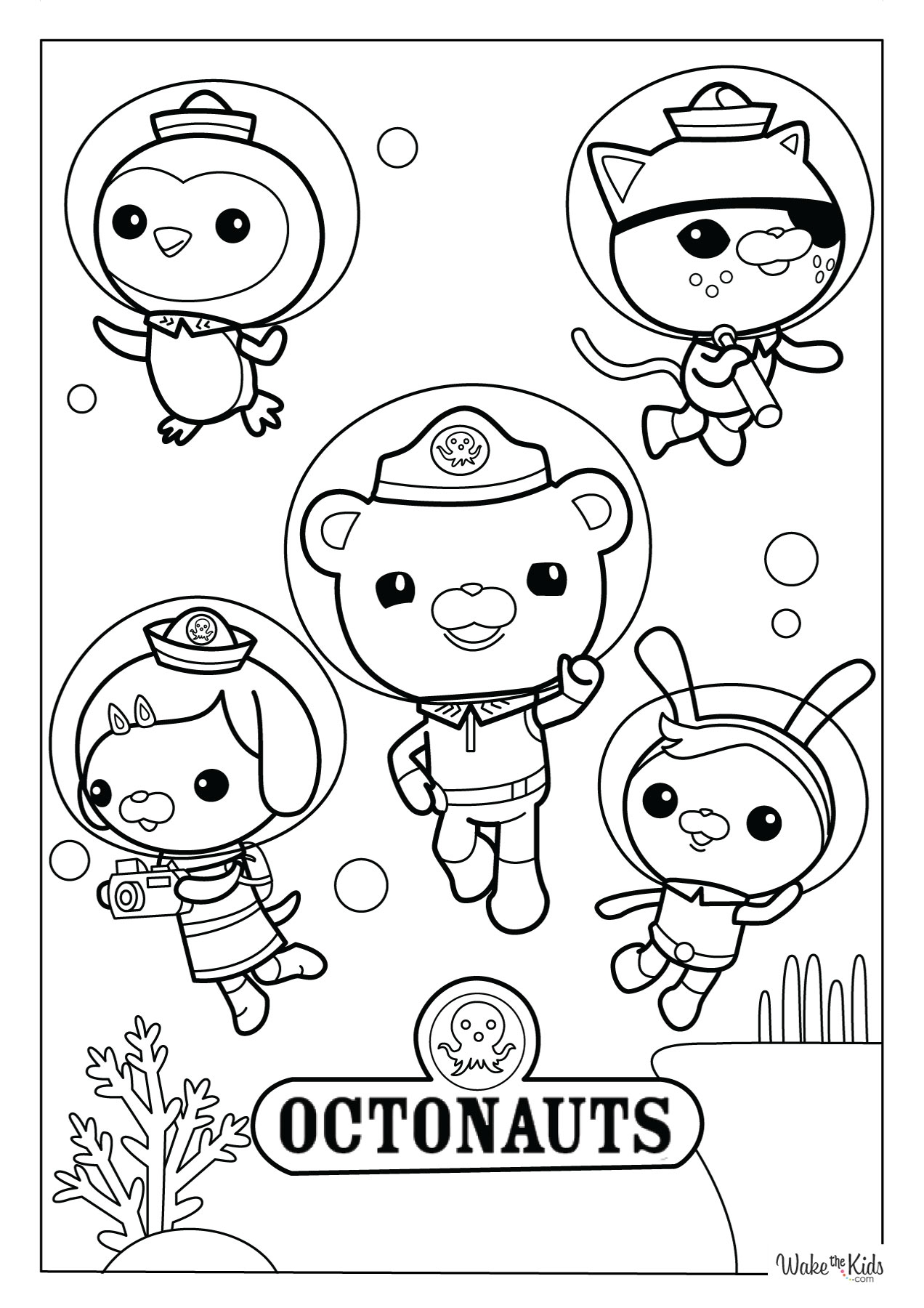 Octonauts Coloring Pages Free Printable PDFs WakeTheKids
