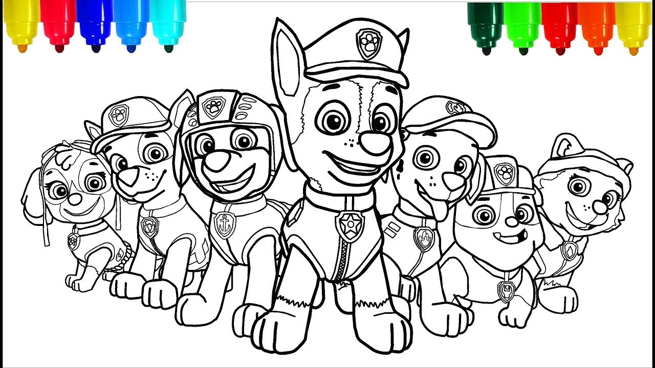 Patrol Coloring Pages Wonder Paw Coloring Book Paw Patrol Lookout Drawing Wonder House Giant