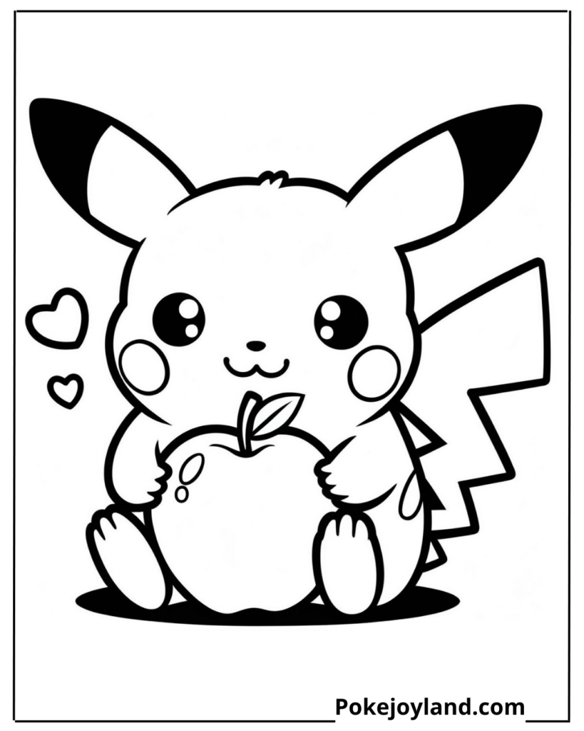 Pikachu Coloring Pages 15 Free PDF Printables PokeJoyLand