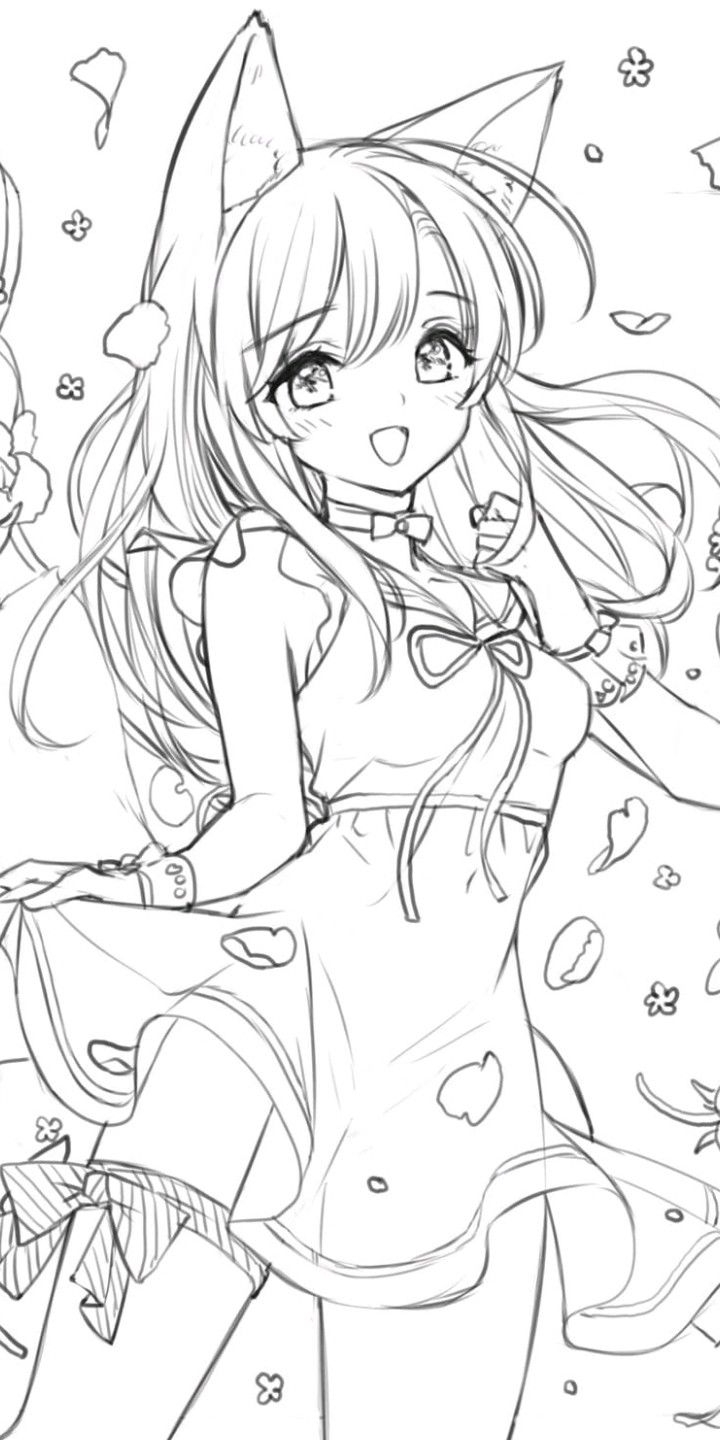 Pin By Annapurna On Anime And Manga Art Adult Coloring Pages Coloring Pages Cute Coloring Pages