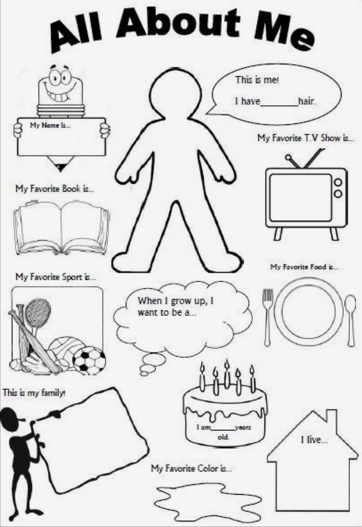 Pin By Melani Dennington On Kids Learning Coloring Pages All About Me Printable All