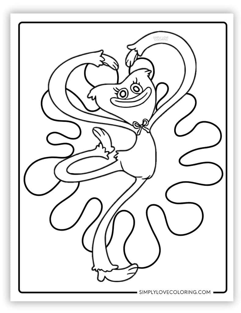Poppy Playtime Coloring Pages Free PDF Printables Simply Love Coloring