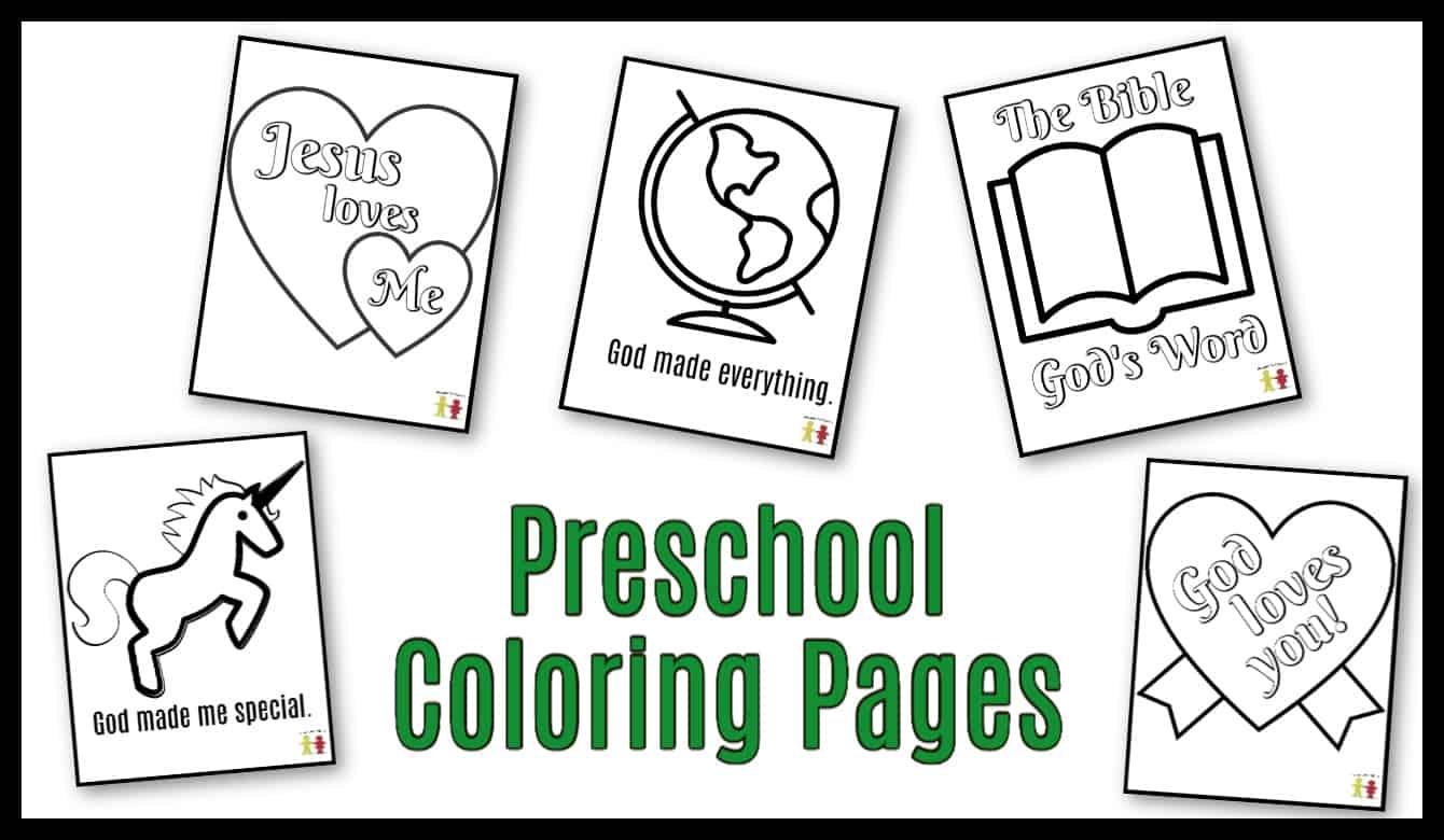 Preschool Coloring Pages Easy PDF Printables Ministry To Children