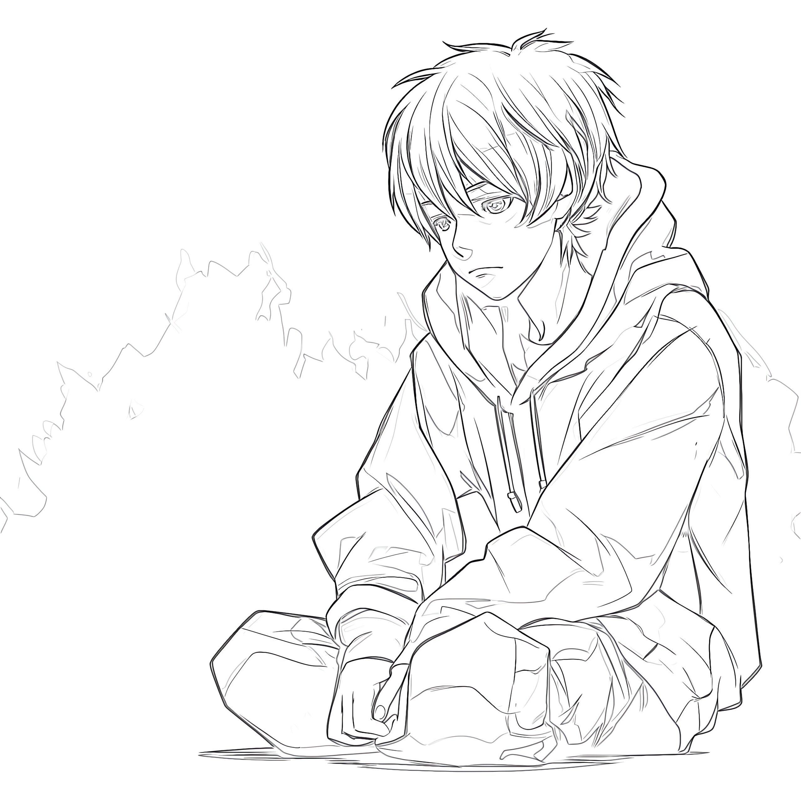 anime printable coloring pages