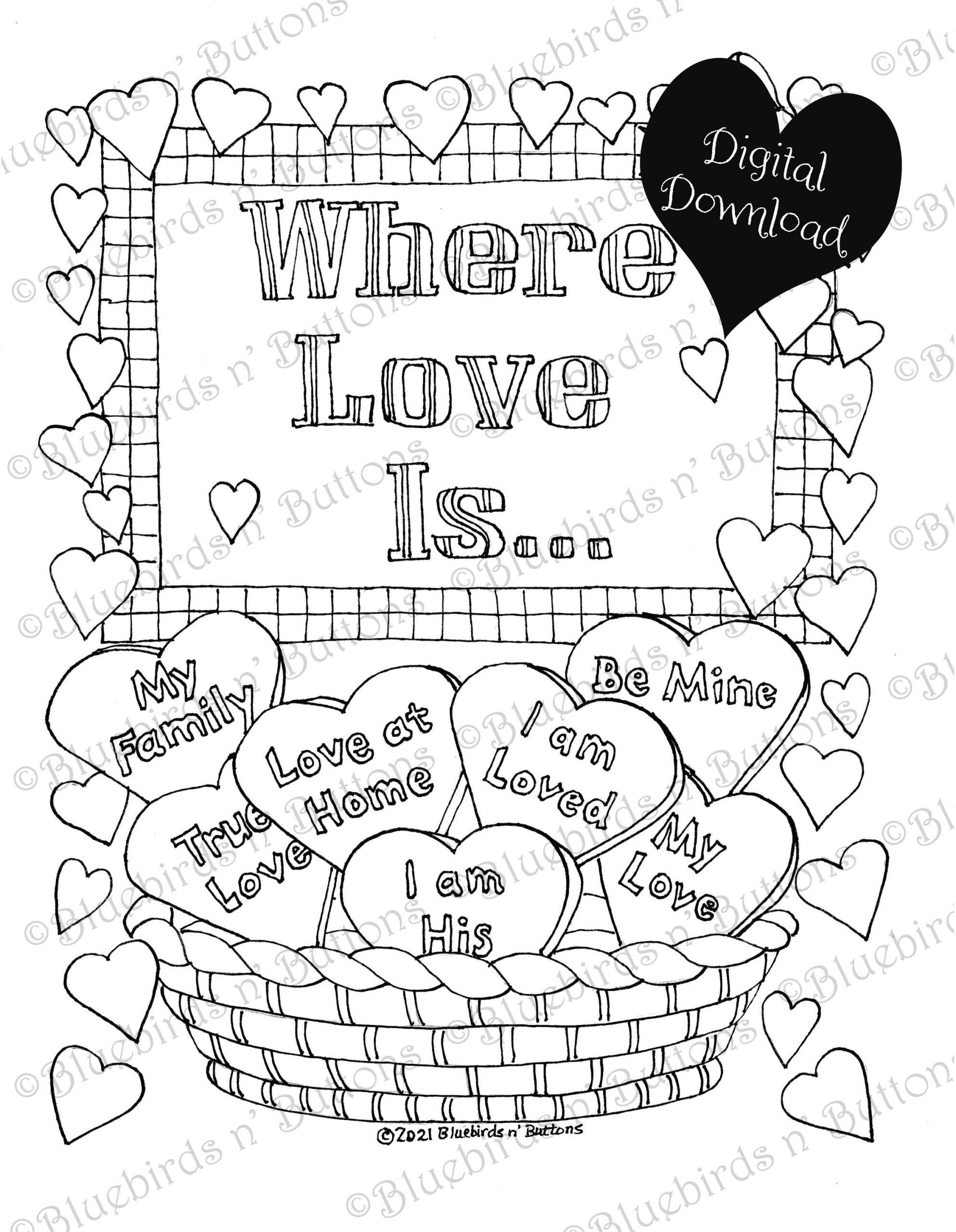 february coloring pages