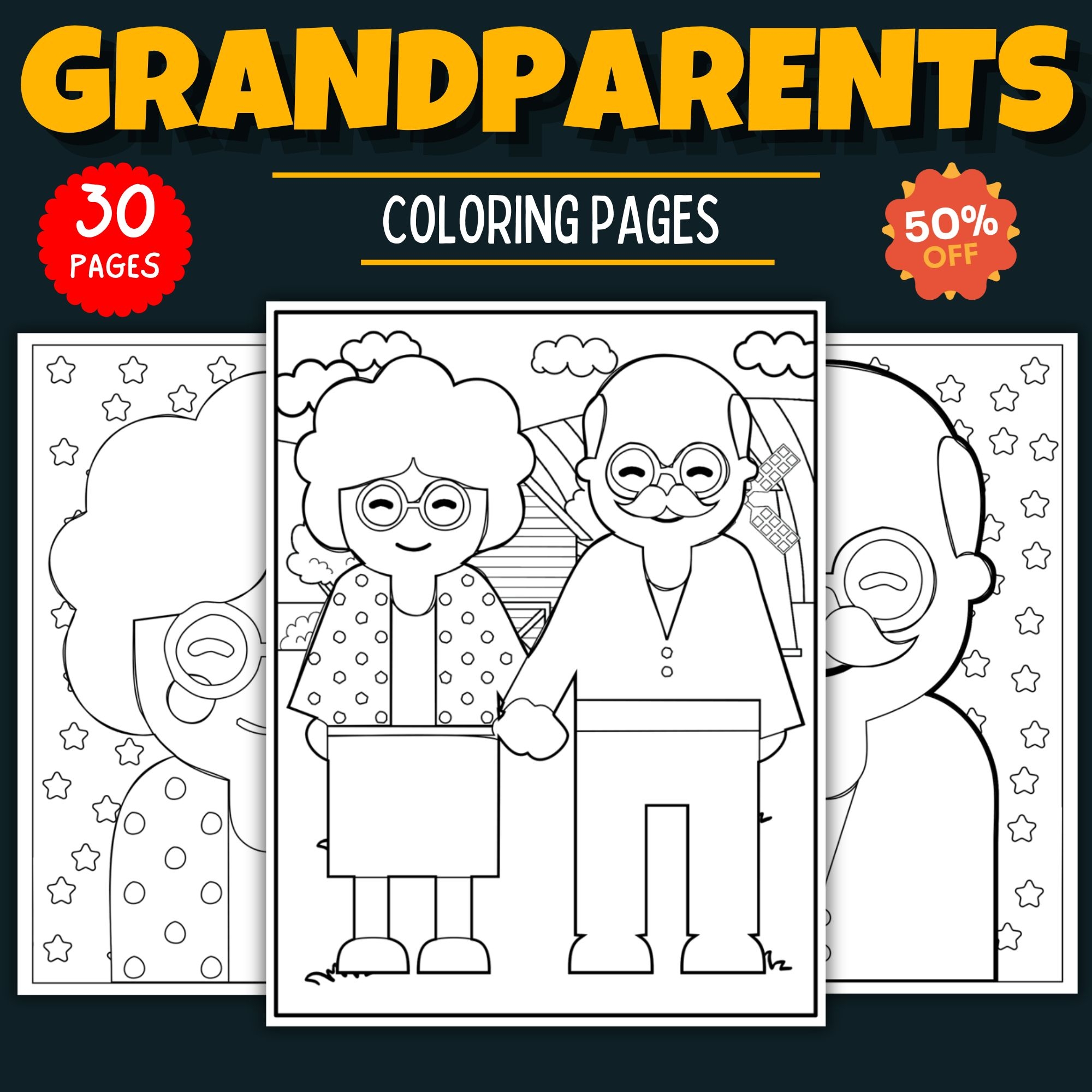 Printable Grandparents Day Coloring Pages Sheets Fun September Activities Made By Teachers