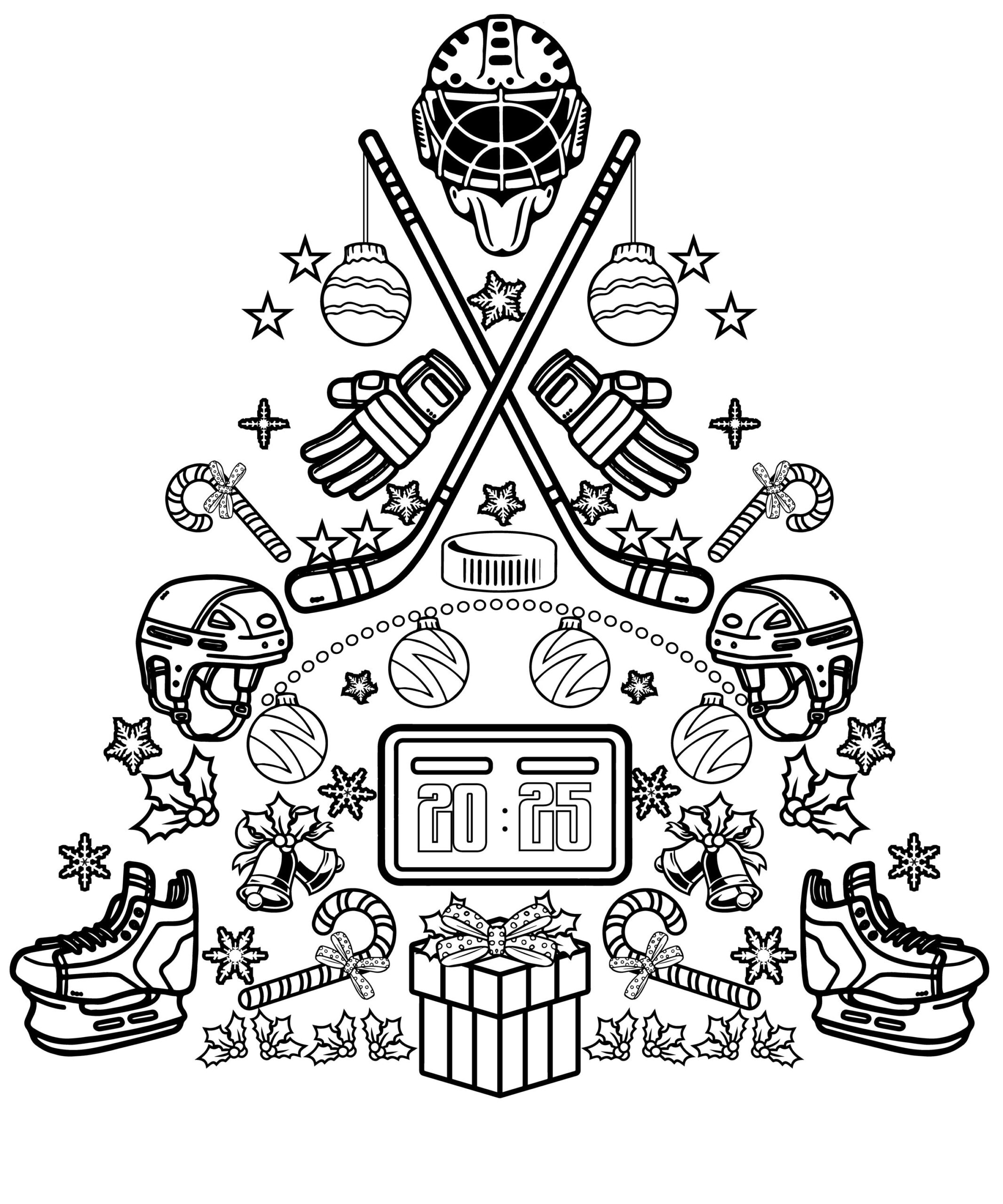 hockey coloring pages