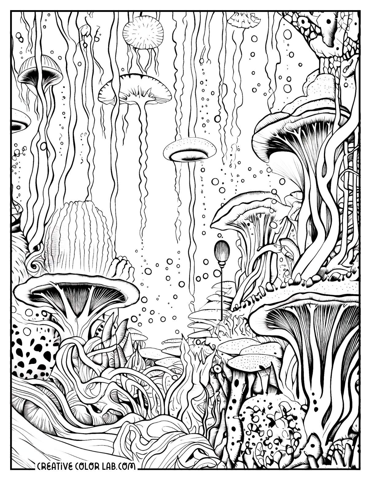 trippy coloring pages