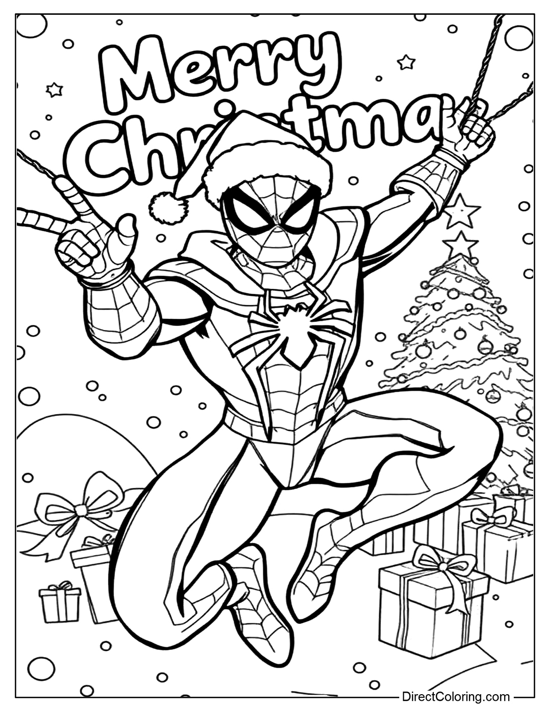 Printable Spiderman Coloring Pages Free Fun For All Ages