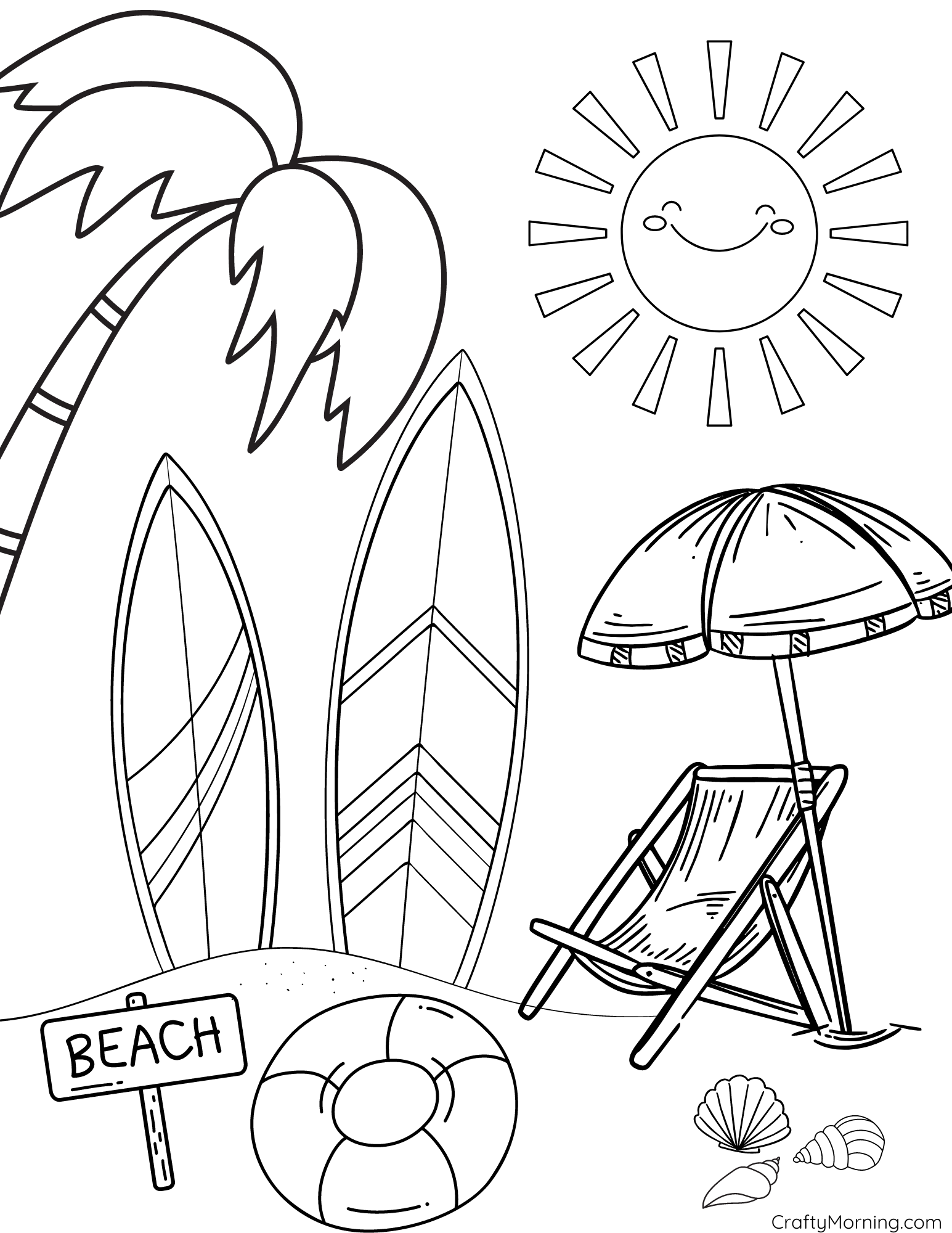 Printable Summer Coloring Pages Crafty Morning Printable Summer Coloring Pages Crafty Morning