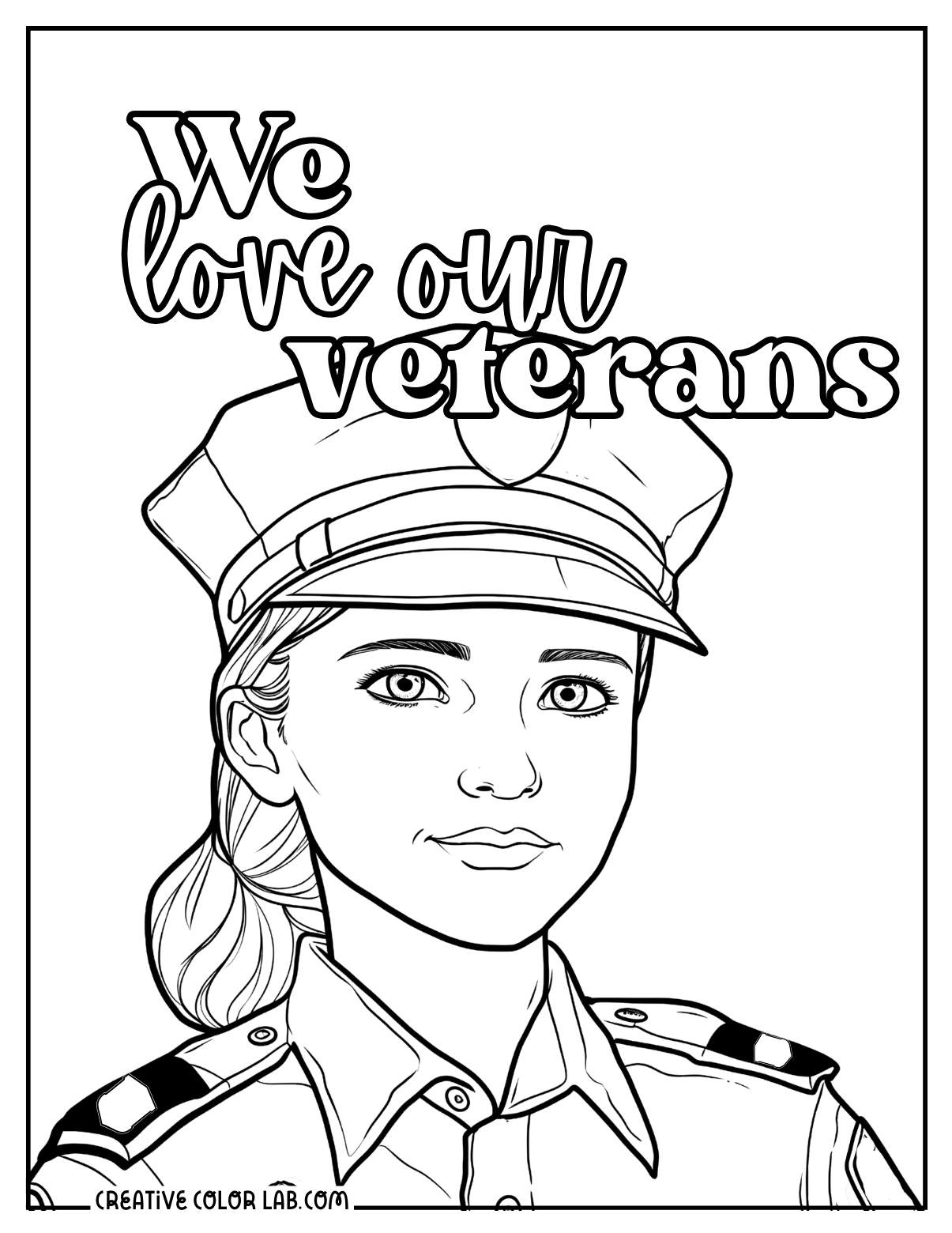 Printable Veteran s Day Coloring Pages
