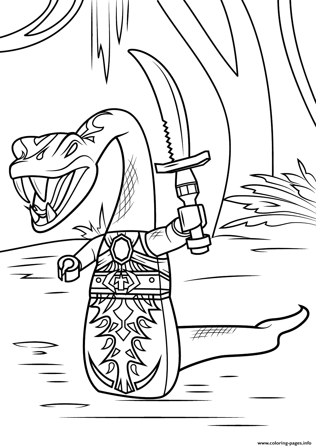 ninjago coloring pages