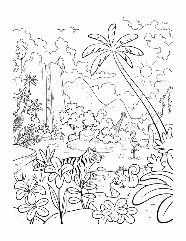 Rainforest Coloring Pages Best Coloring Pages For Kids