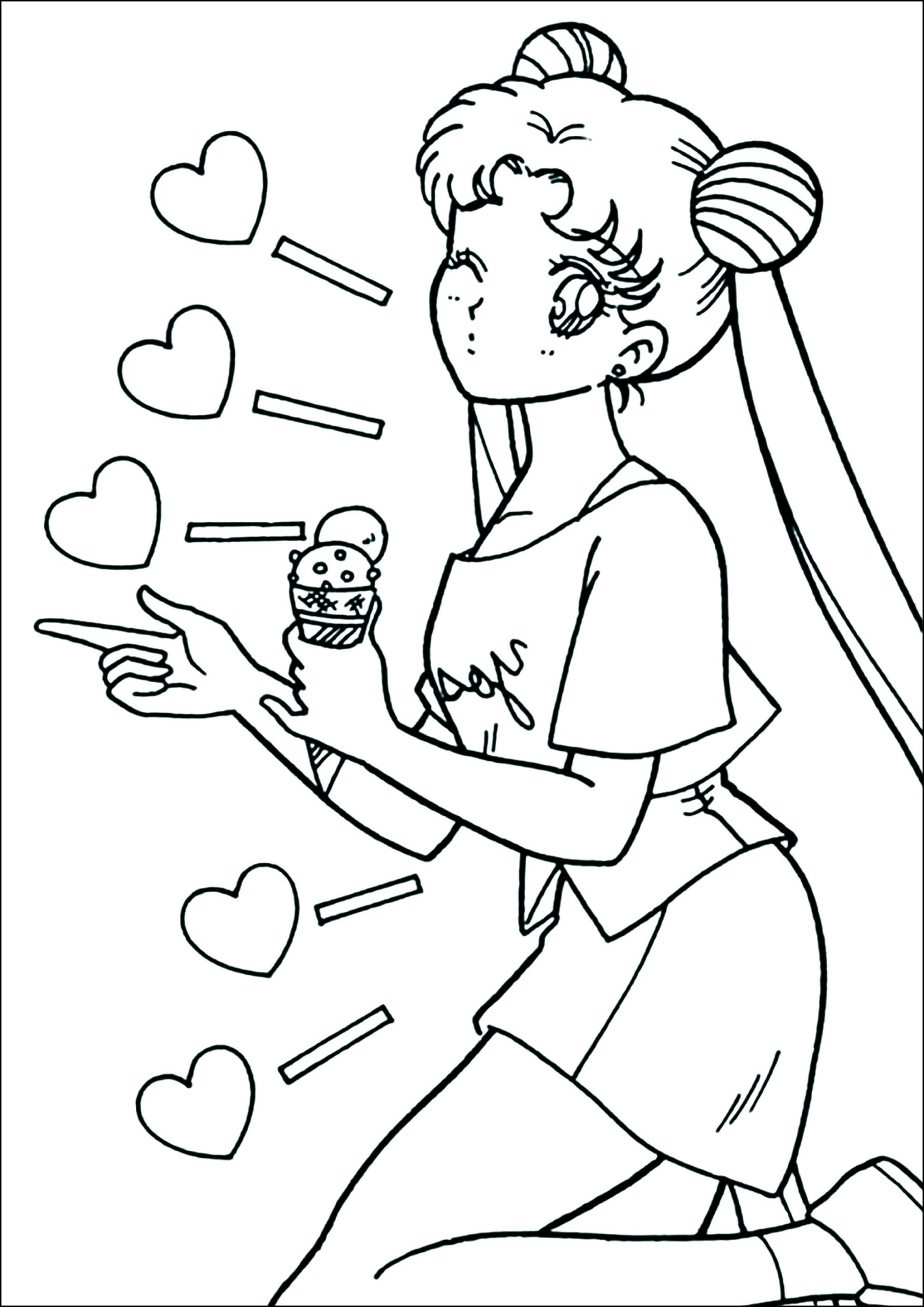 sailor moon coloring pages
