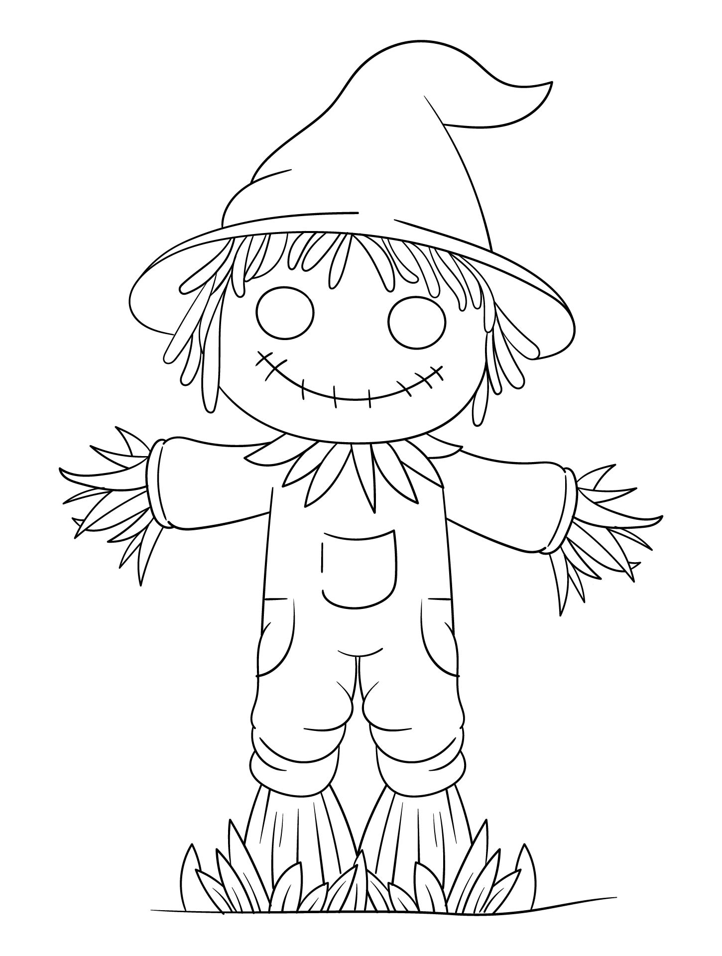 Scarecrow 12 Free PDF Printables Printablee