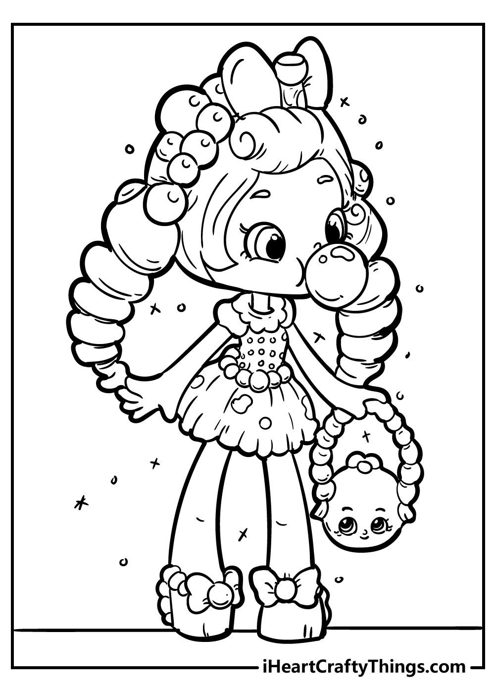 shopkins coloring pages