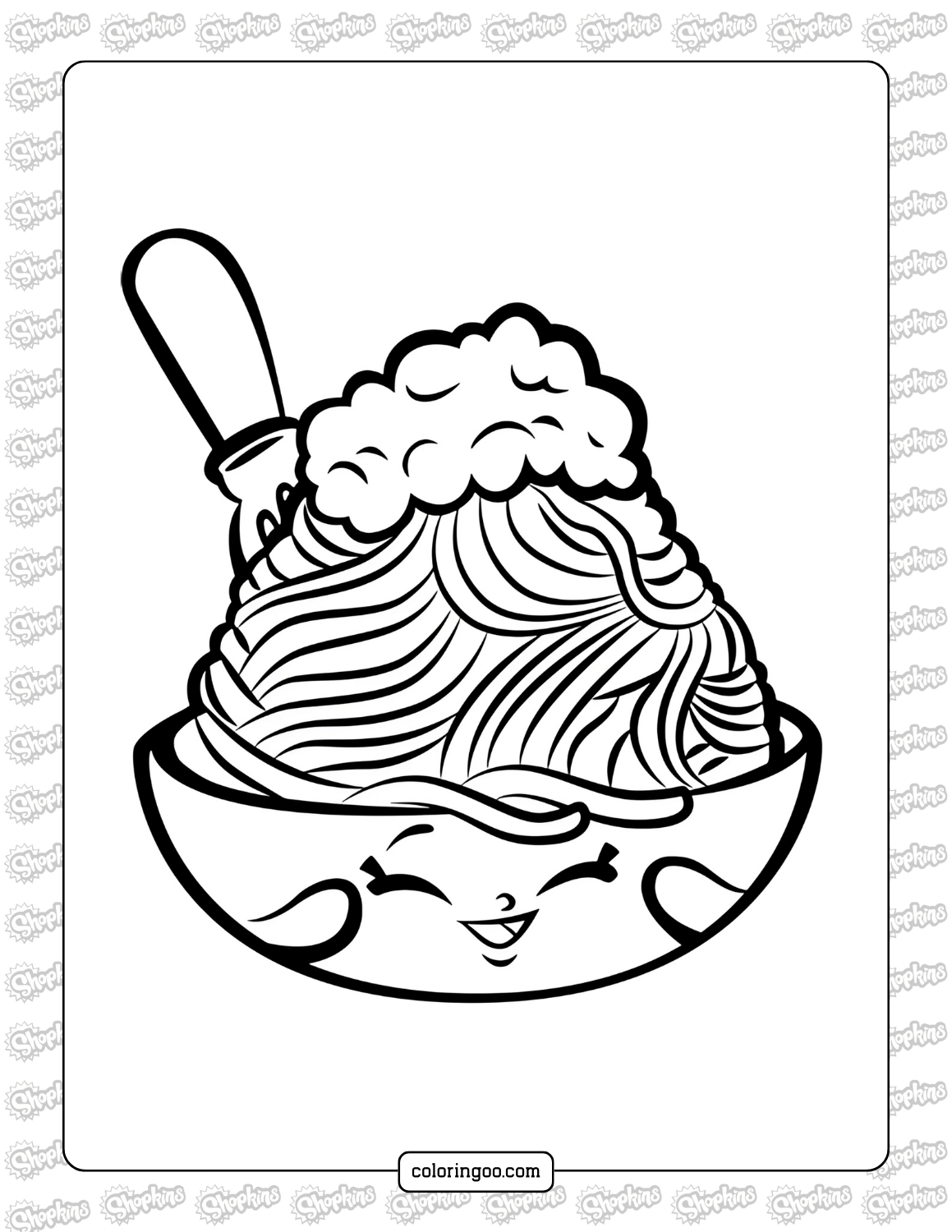 shopkin coloring pages