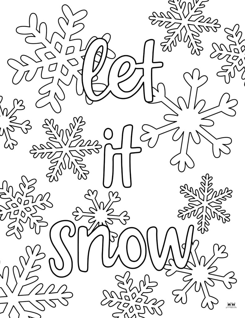 Snowflake Coloring Pages 25 FREE Printable Pages Printabulls