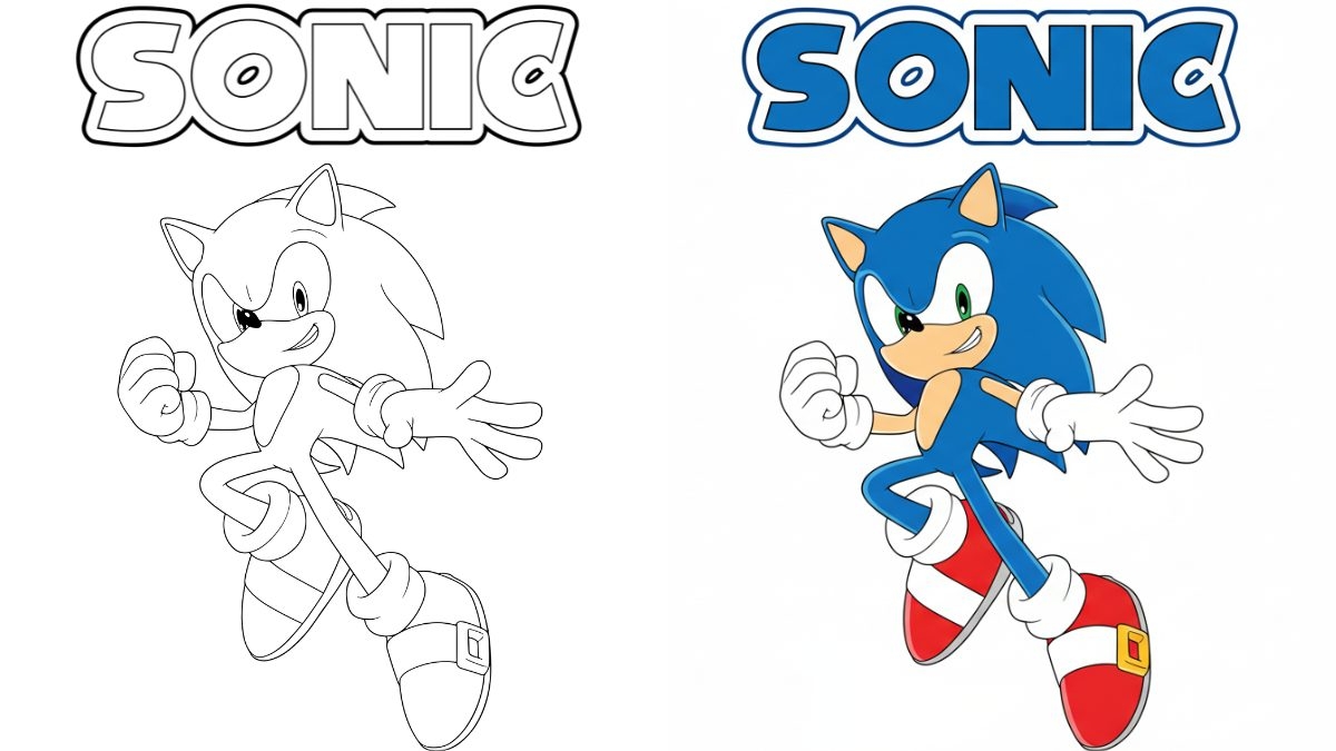 Sonic Coloring Pages 88 Free Printable PDFs 