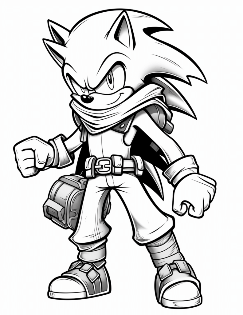 shadow coloring page