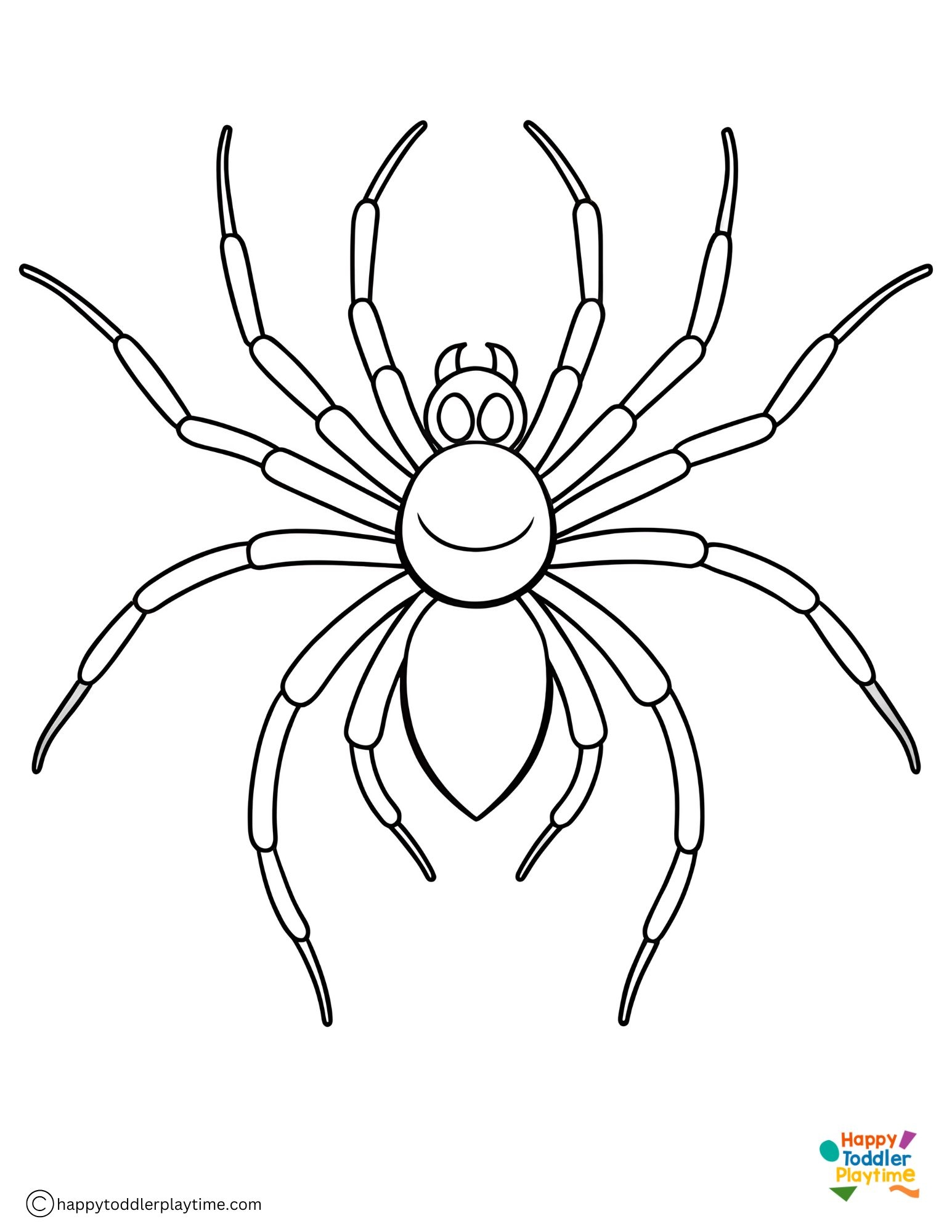 spider coloring pages