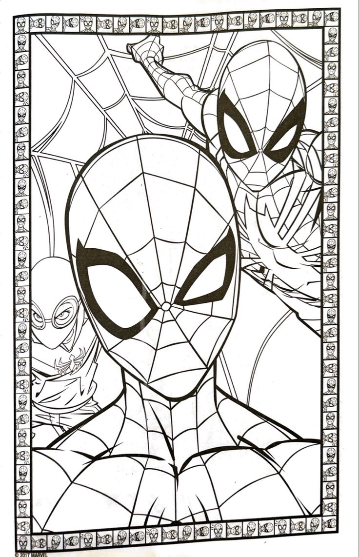 spider man coloring pages