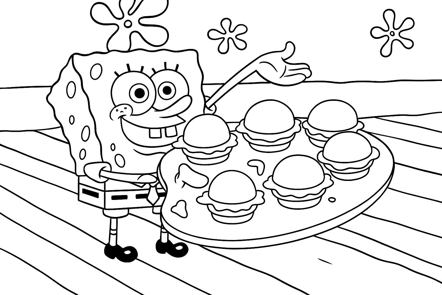 spongebob coloring pages