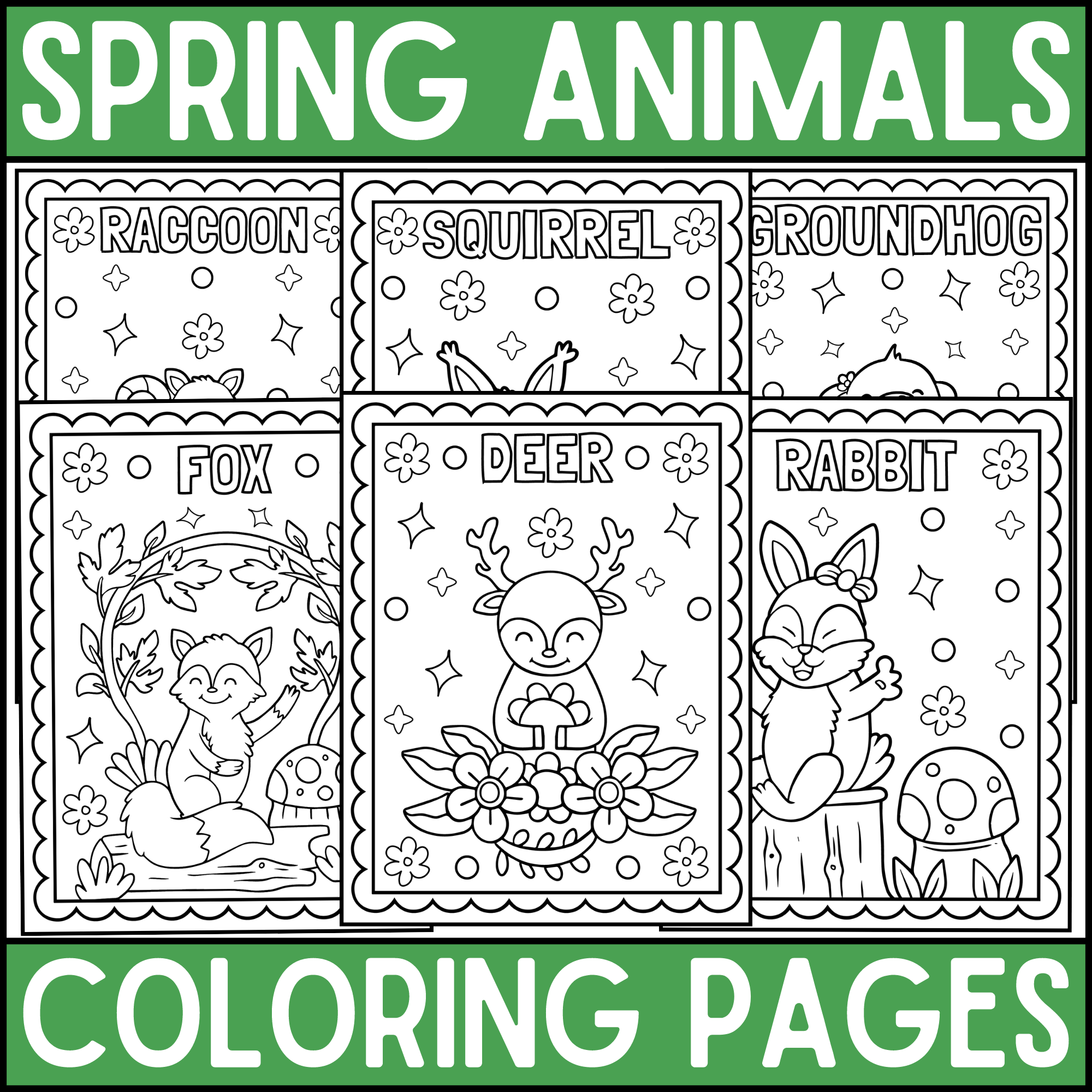 Spring Animals Coloring Pages Spring Coloring Pages Spring Coloring Sheets Made By Teachers