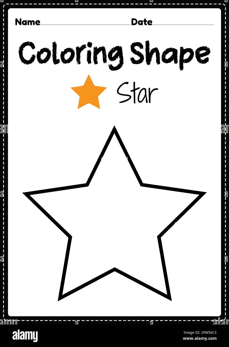 shapes coloring pages for preschoolers