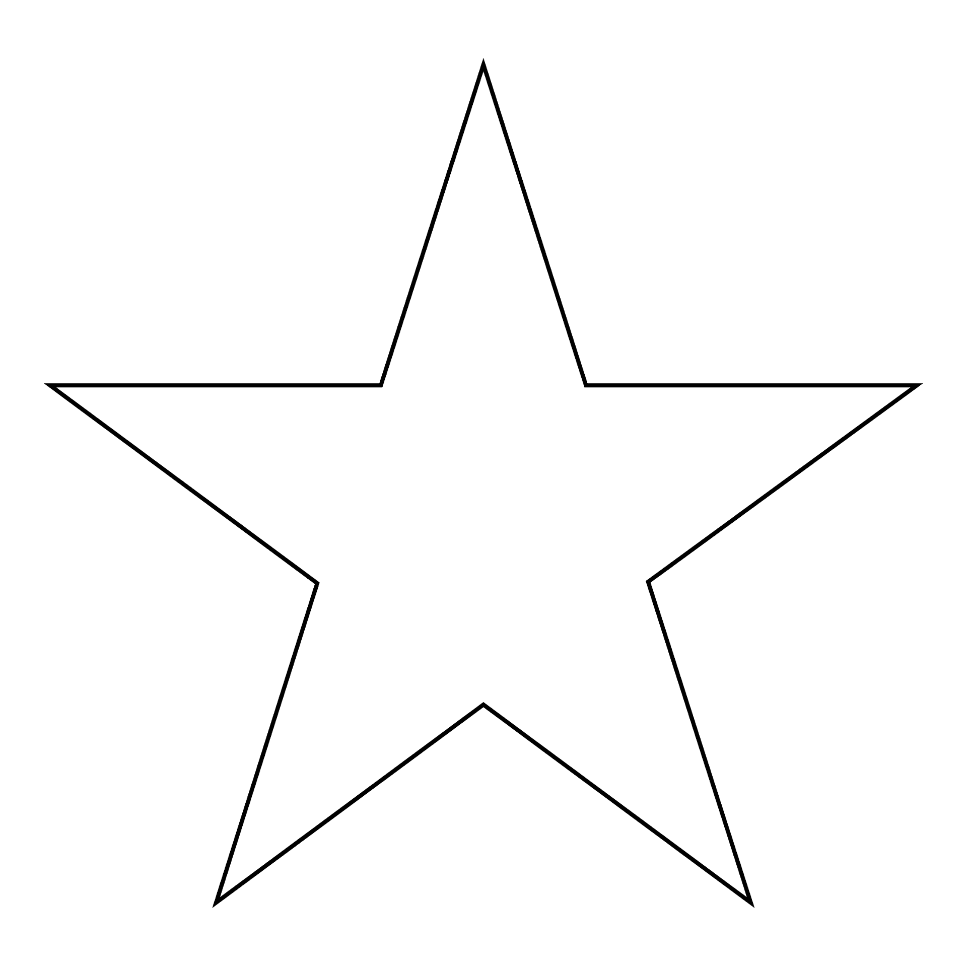 star coloring pages