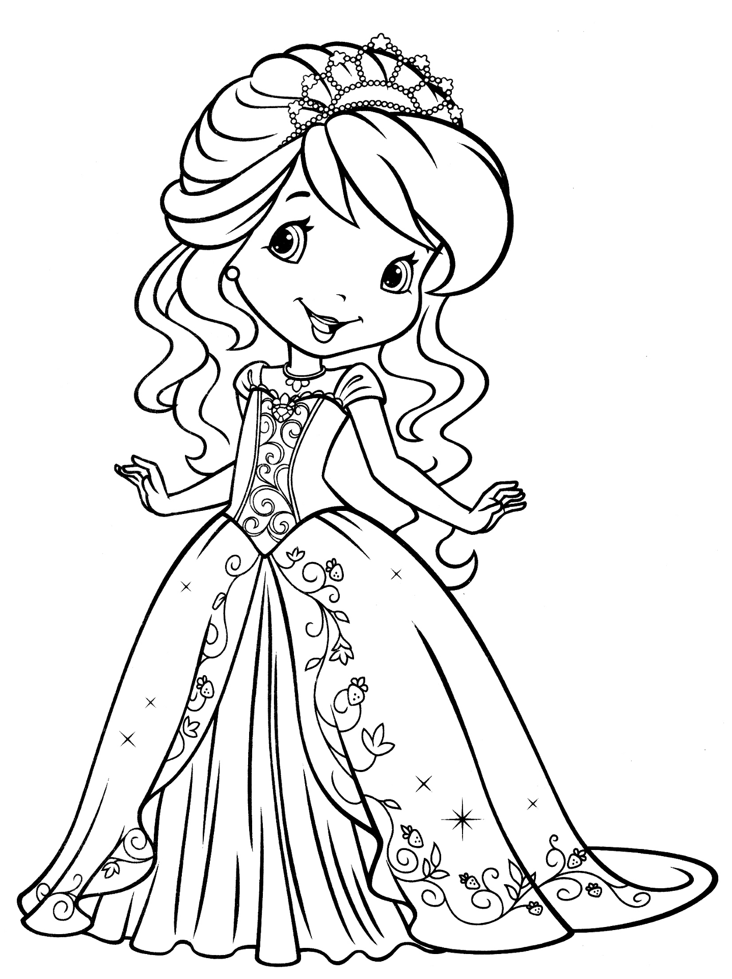 Strawberry Shortcake 30 Free Printable Coloring Pages