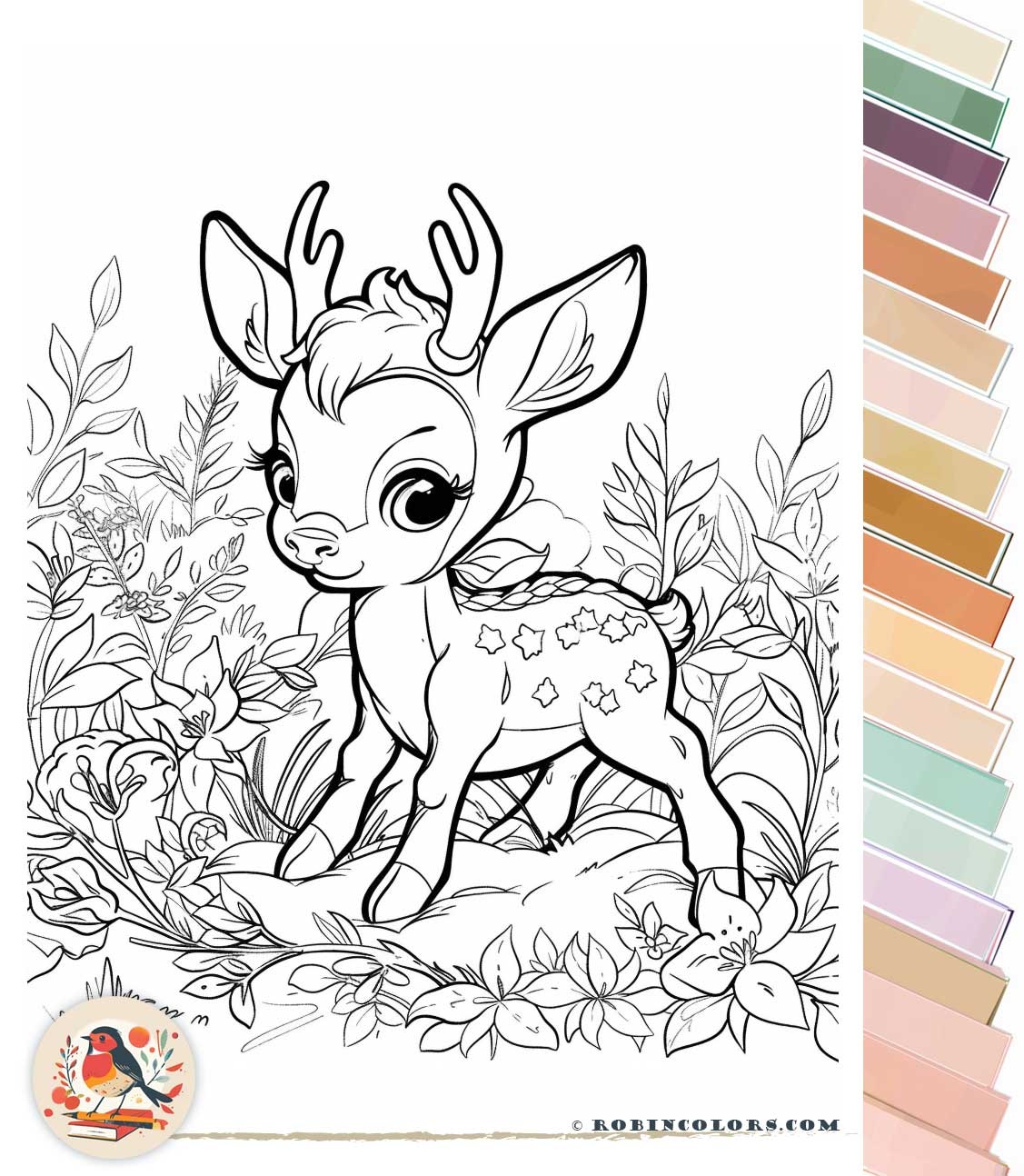 adorable animal coloring pages