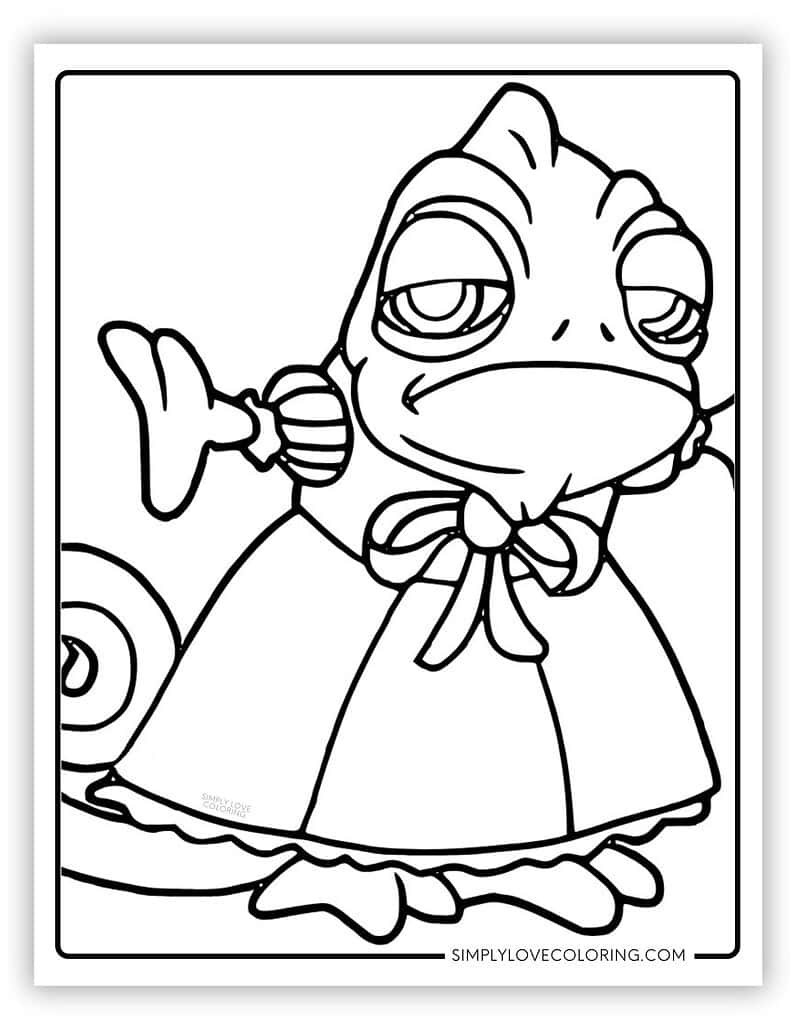 Tangled Coloring Pages Free PDF Printables Simply Love Coloring