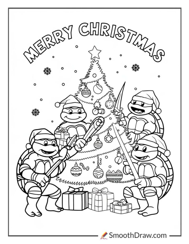 tmnt coloring pages