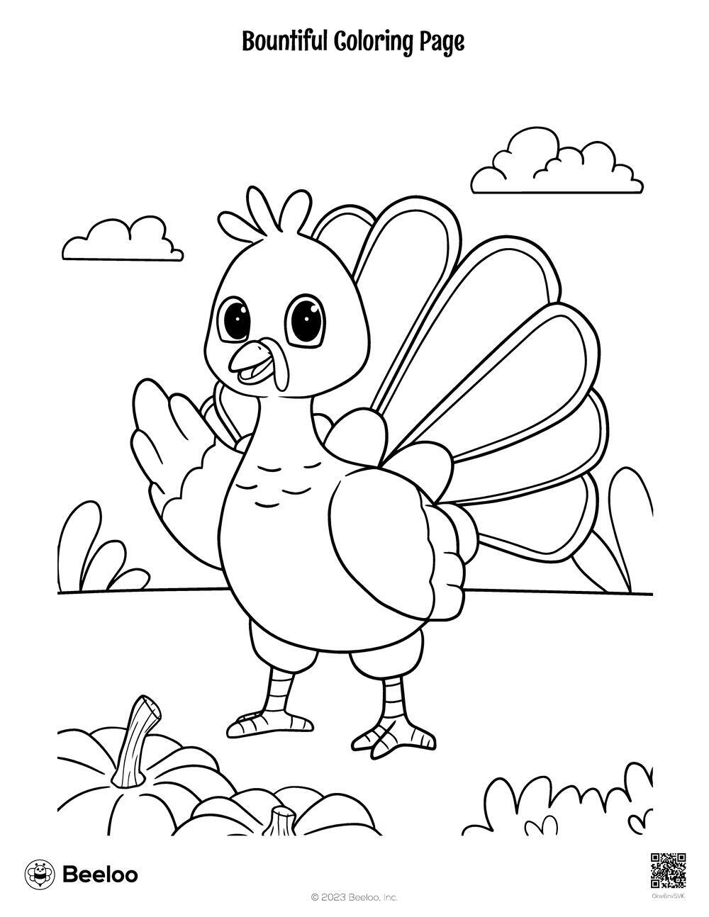 thanksgiving coloring pages for preschoolers