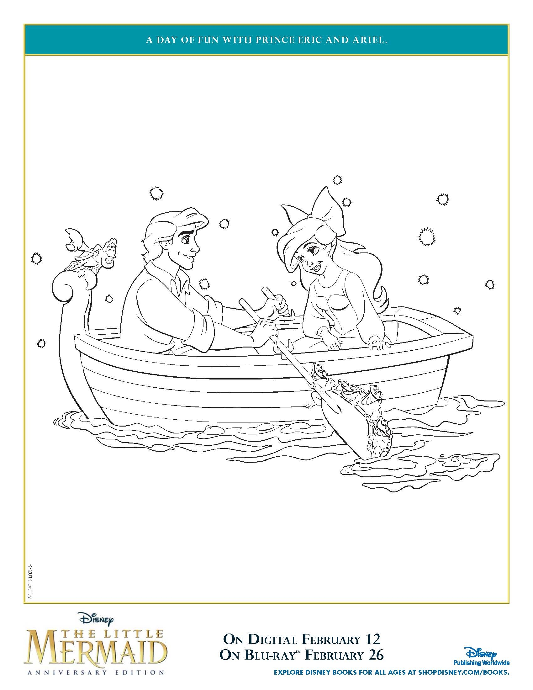 The Little Mermaid Coloring Pages Halle Bailey