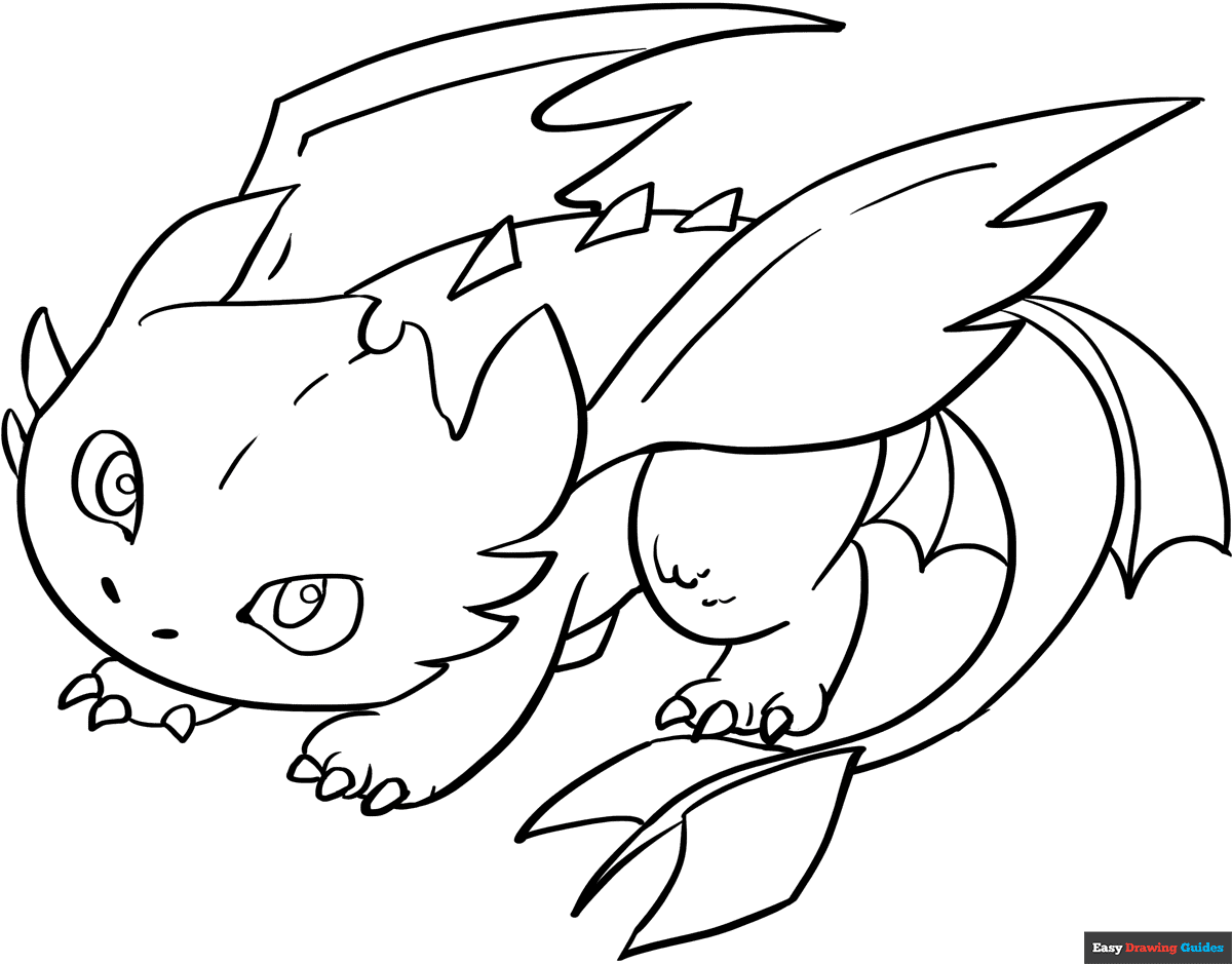 toothless coloring pages