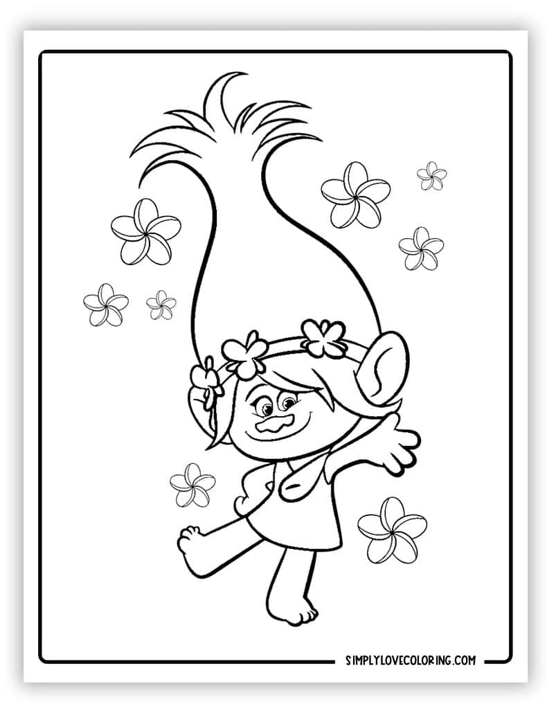 Trolls 2 96 Page Jumbo Coloring Book