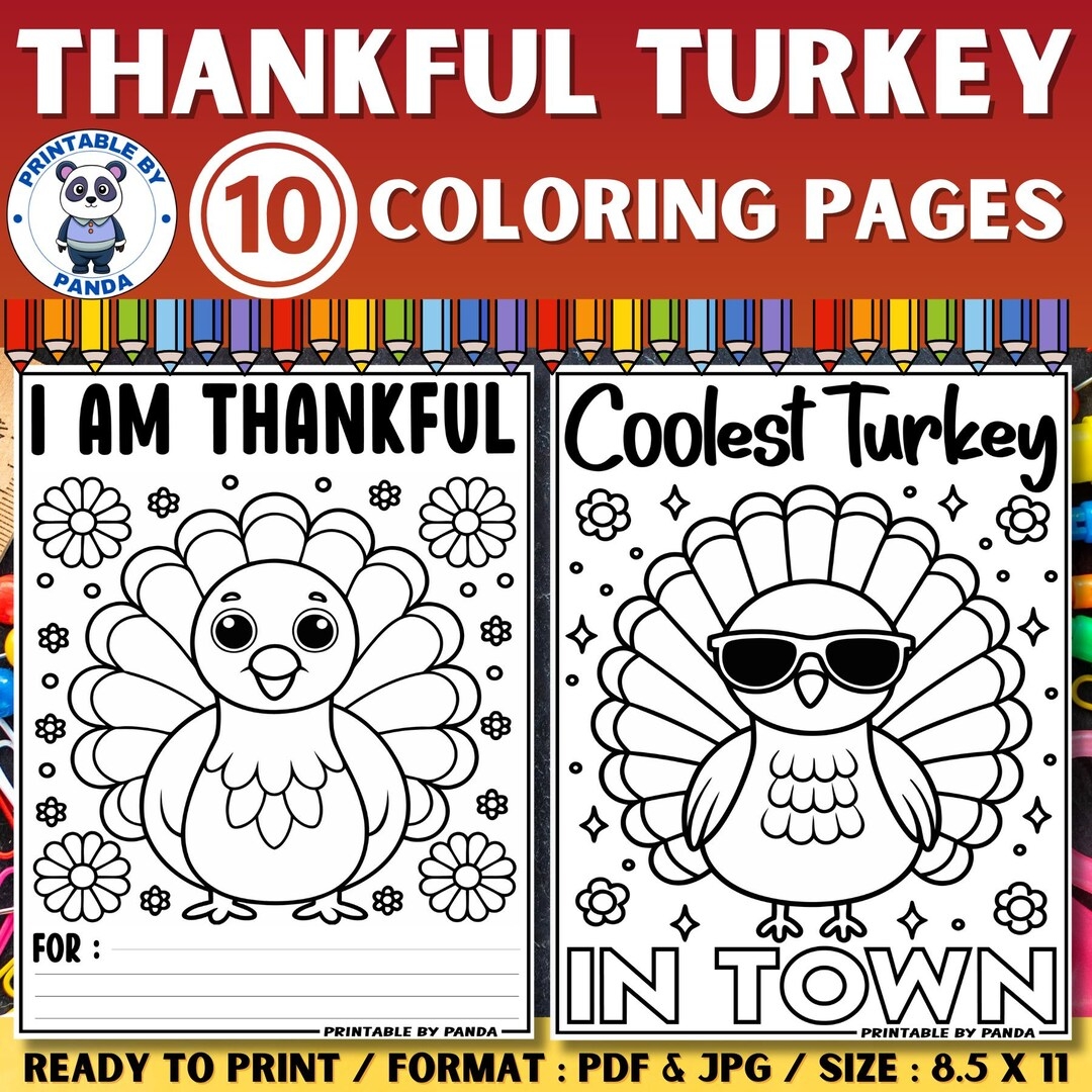 preschool turkey coloring pages